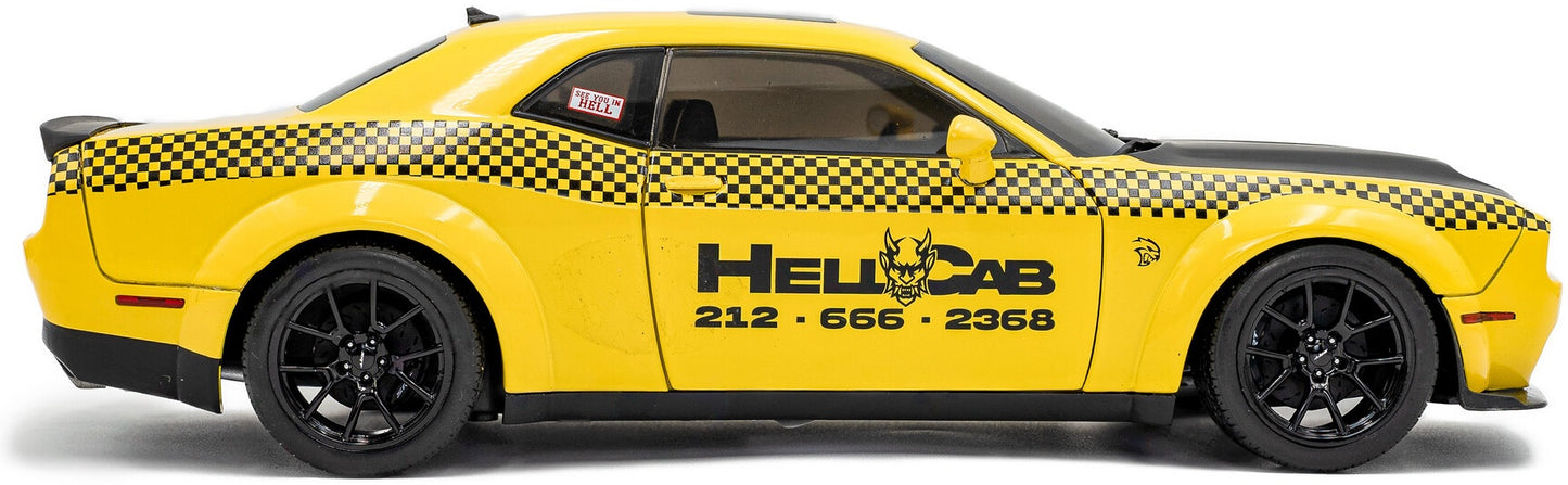 Available To Order – Dodge Challenger SRT Hellcat Redeye Widebody NYC Hellcab 2023 1:18 (SOL 1805716)
