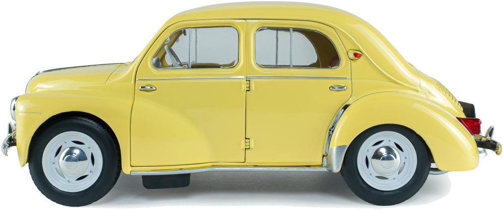 Available To Order – Renault 4CV Beige (Jaune Infante) 162 1961 1:18 Solido Model (SOL 1806607)