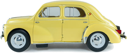 Available To Order – Renault 4CV Beige (Jaune Infante) 162 1961 1:18 Solido Model (SOL 1806607)
