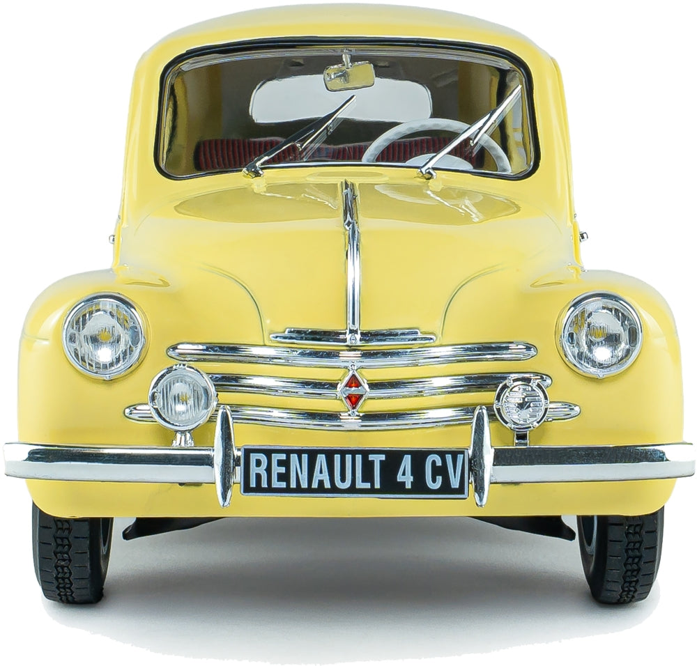 Available To Order – Renault 4CV Beige (Jaune Infante) 162 1961 1:18 Solido Model (SOL 1806607)