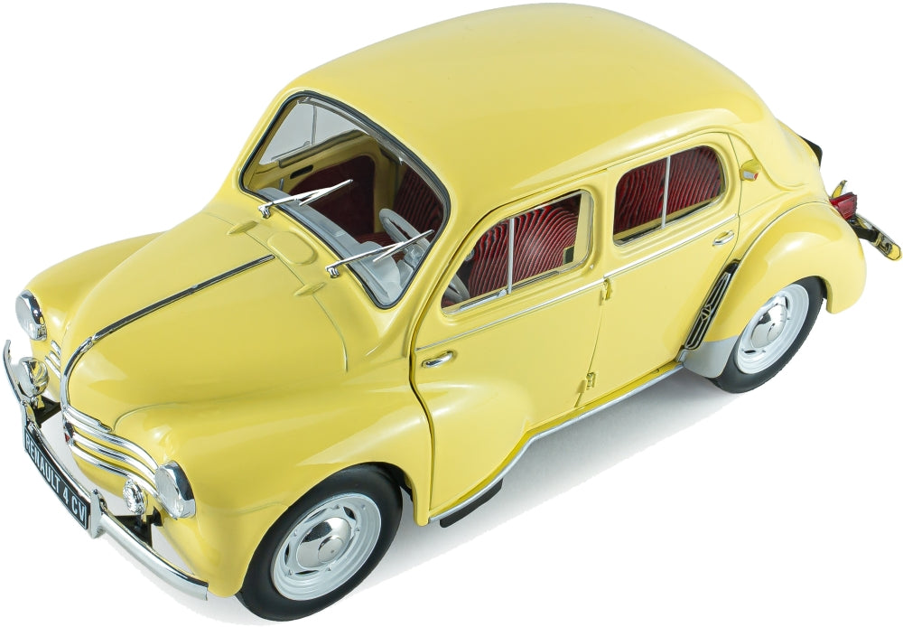 Available To Order – Renault 4CV Beige (Jaune Infante) 162 1961 1:18 Solido Model (SOL 1806607)