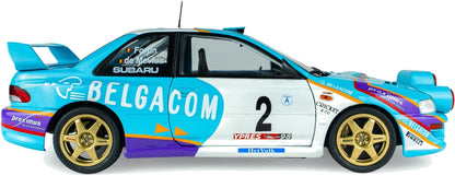 Available To Order – Subaru Impreza S5 WRC99 Green #2 Mevius Fortin Belgium Ypres Westhoek Rally 1998 1:18 Solido Model (SOL 1807411)