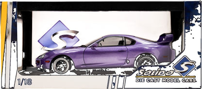 Toyota Supra MK4 (A80) Solido Works Purple 1993 1:18 Solido Model (view 3)