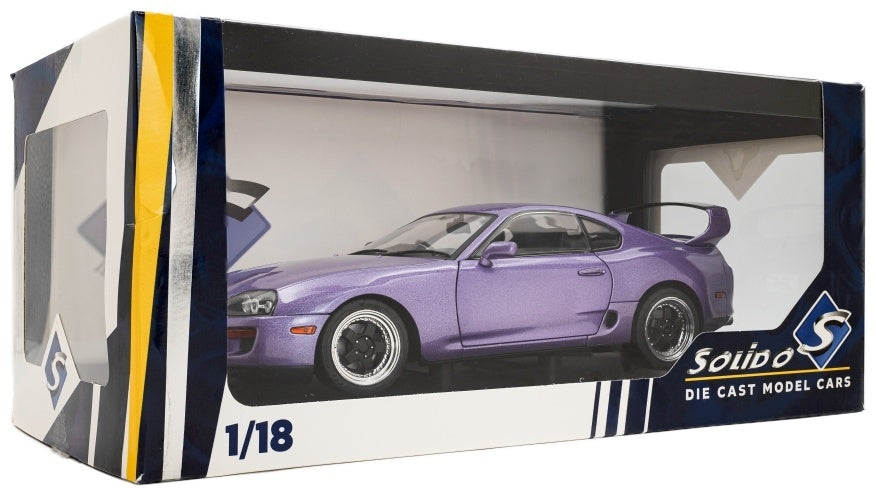 Toyota Supra MK4 (A80) Solido Works Purple 1993 1:18 Solido Model (view 4)