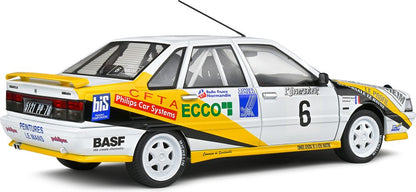 Available to Order – Renault R21 Turbo GR.A White Rally Charlemagne 1991 1:18 (SOL 1807704)