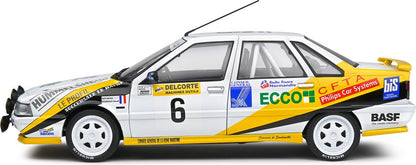 Available to Order – Renault R21 Turbo GR.A White Rally Charlemagne 1991 1:18 (SOL 1807704)