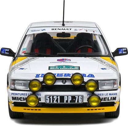 Available to Order – Renault R21 Turbo GR.A White Rally Charlemagne 1991 1:18 (SOL 1807704)