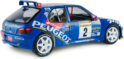 Available to Order – Peugeot 306 Maxi Blue #2 J.Ascona J.Billmaier Rally De Aviles 1997 1:18 (SOL 1808309)
