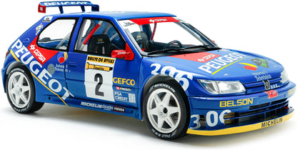 Available to Order – Peugeot 306 Maxi Blue #2 J.Ascona J.Billmaier Rally De Aviles 1997 1:18 (SOL 1808309)
