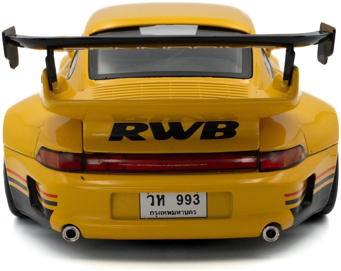 RWB Bodykit Cinderella Yellow 2020 1:18 Solido Model (view 3)