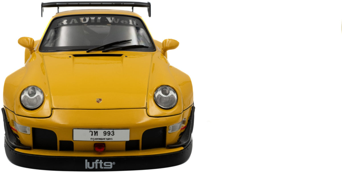 RWB Bodykit Cinderella Yellow 2020 1:18 Solido Model (view 6)