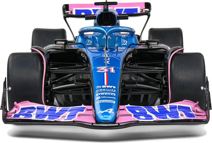 Available To Order – Alpine A523 Presentation Version Blue 2023 1:18 (SOL 1808805)