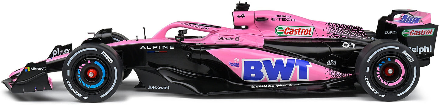 Available To Order – Alpine A523 Presentation Version Pink 2023 1:18 (SOL 1808806)