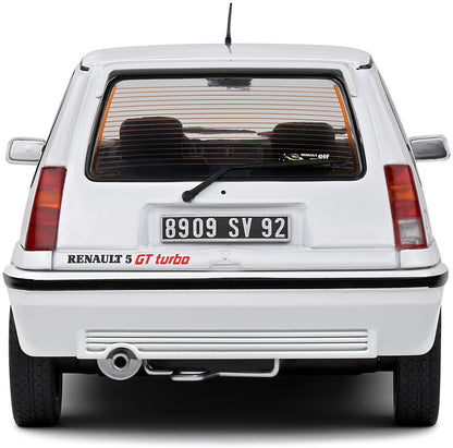 Available to Order – Renault 5 GT Turbo MK2 White 1989 1:18 (SOL 1810002)
