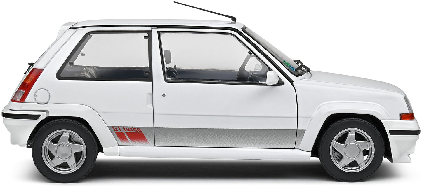 Available to Order – Renault 5 GT Turbo MK2 White 1989 1:18 (SOL 1810002)