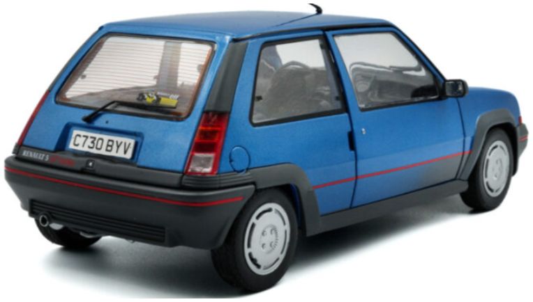 Available to Order – Renault 5 GT Turbo MK1 Bleu Alpine 1985 1:18 (SOL 1810004)