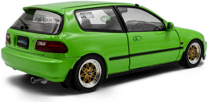 Honda Civic (EG6) Solido Works Neon Green 1991 1:18 Solido Model (view 4)