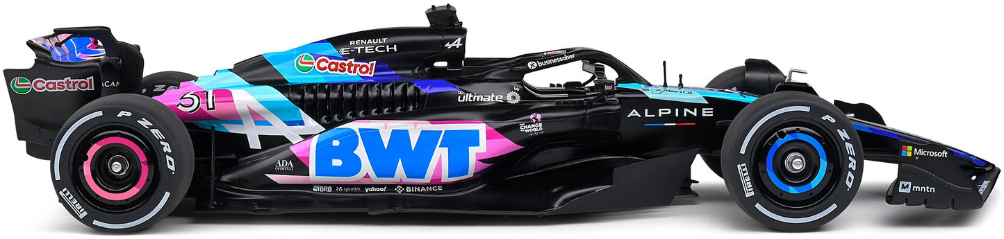 Available To Order – Alpine A524 Presentation Blue E.Ocon 2024 1:18 (SOL 1811003)