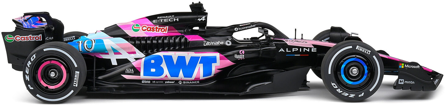 Available To Order – Alpine A524 Presentation Pink P.Gasly 2024 1:18 (SOL 1811004)