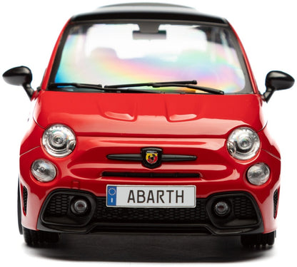 Fiat F595 Abarth Red Solido Works 2023 1:18 Solido Model (view 6)