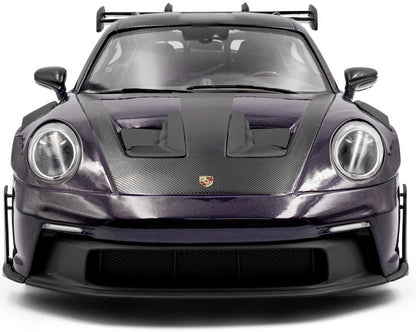 Available To Order – Porsche 911 GT3RS Weissach Package Viola Purple Metallic 2024 1:18 Solido Model (SOL 1812103)