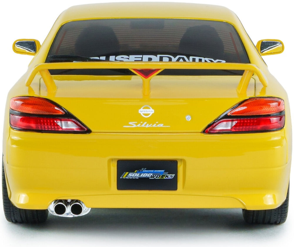 Available to Order – Nissan Silvia S15 SPEC-R Aero Lightning Yellow 1999 1:18 (SOL 1812206)