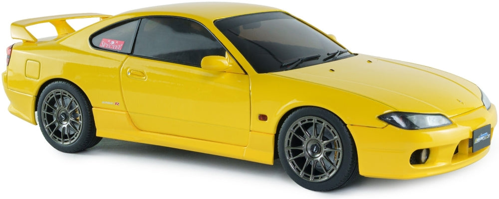 Available to Order – Nissan Silvia S15 SPEC-R Aero Lightning Yellow 1999 1:18 (SOL 1812206)