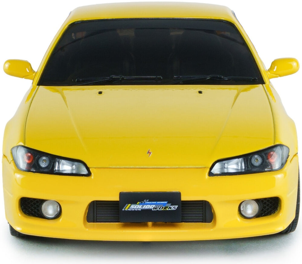 Available to Order – Nissan Silvia S15 SPEC-R Aero Lightning Yellow 1999 1:18 (SOL 1812206)
