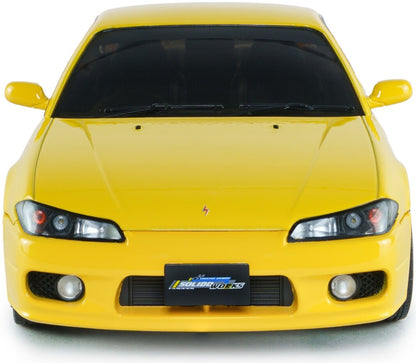 Available to Order – Nissan Silvia S15 SPEC-R Aero Lightning Yellow 1999 1:18 (SOL 1812206)