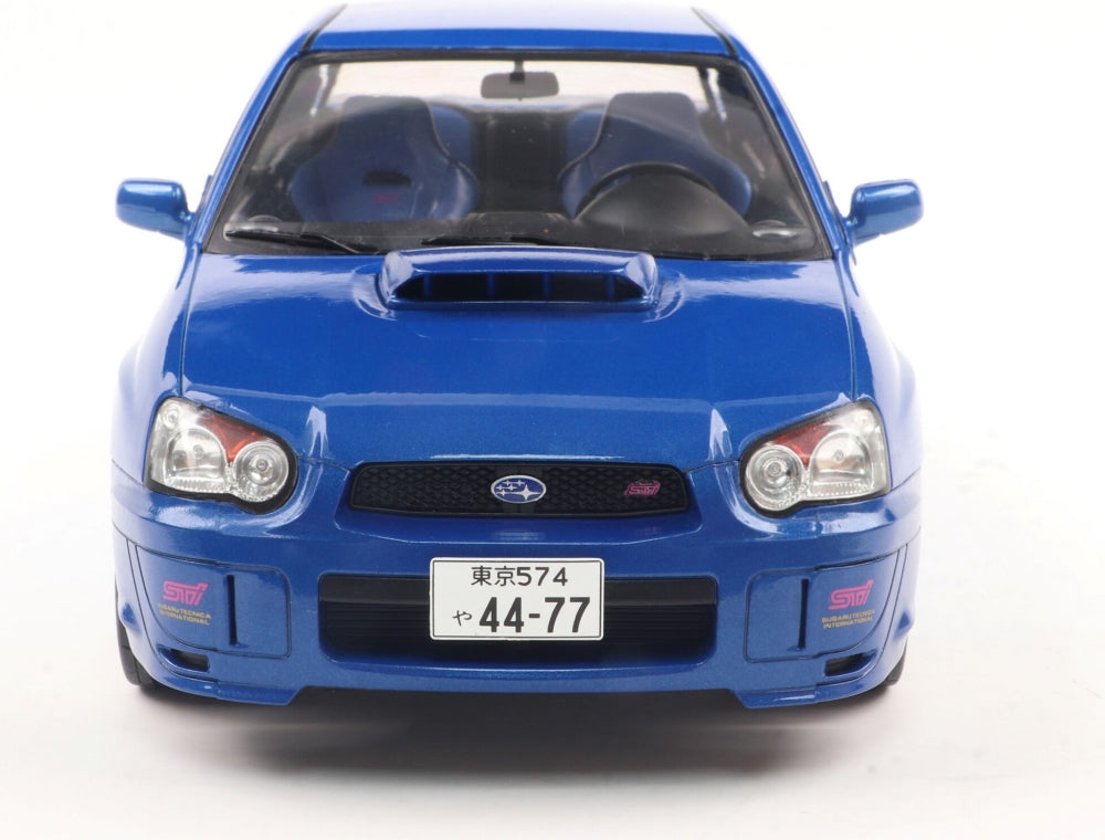Available to Order – Subaru Impreza WRX STI Sonic Blue 2003 1:18 (SOL 1812301)