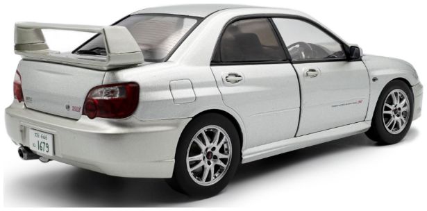 Available to Order – Subaru Impreza WRX STI Premium Silver Effect 2003 1:18 (SOL 1812303)