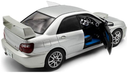 Available to Order – Subaru Impreza WRX STI Premium Silver Effect 2003 1:18 (SOL 1812303)