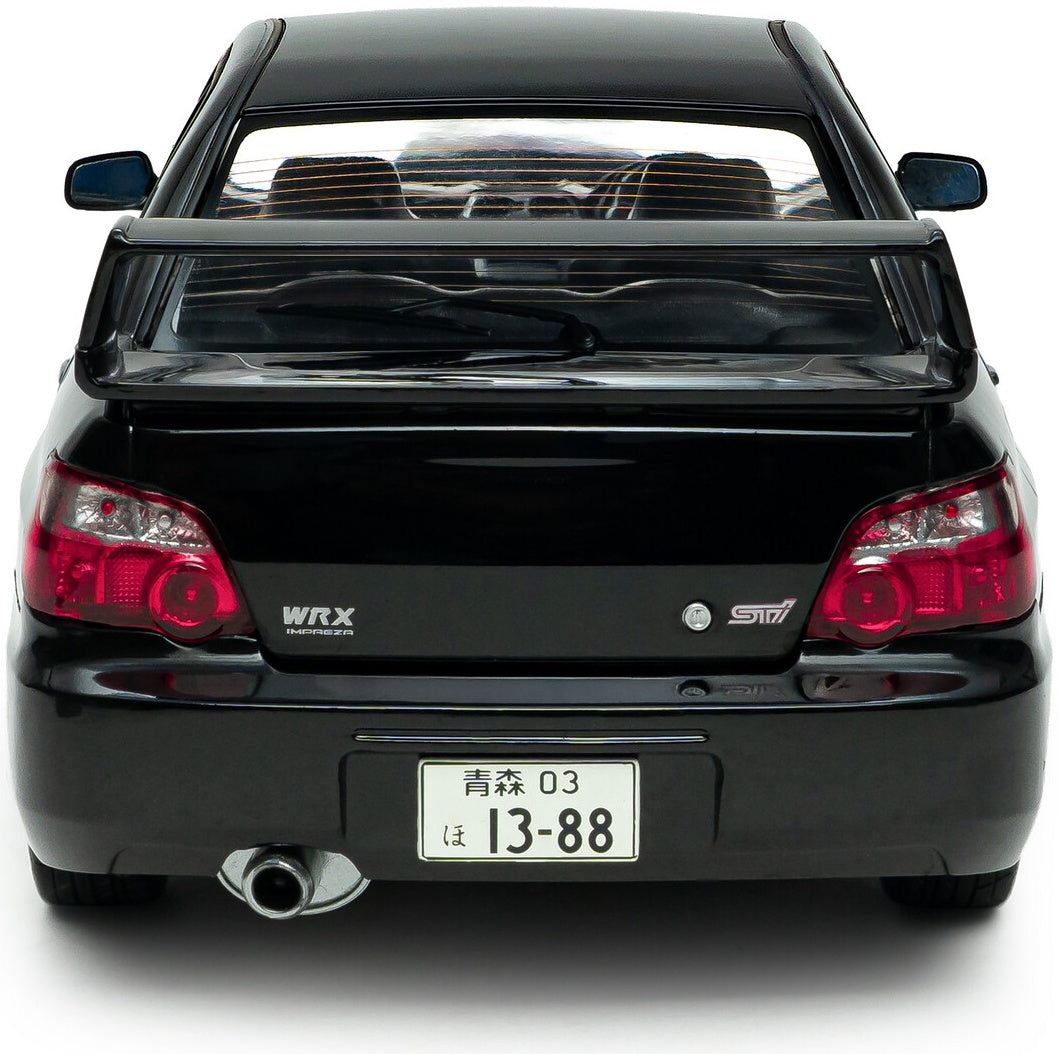 Available To Order – Subaru Impreza WRX STI Java Black Pearl 2004 1:18 Solido Model (SOL 1812305)