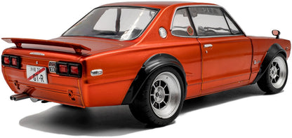 Available to Order – Nissan Skyline (C10) Hakosuka Solido Works Orange Metallic 1970 1:18 (SOL 1813003)