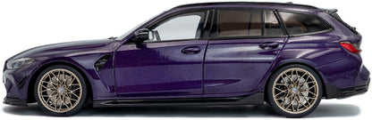 Available To Order – BMW M3 (G81) Touring w/Performance Parts Twilight Purple Pearl Metallic 2024 1:18 Solido Model (SOL 1813701)