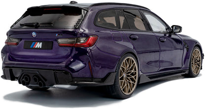 Available To Order – BMW M3 (G81) Touring w/Performance Parts Twilight Purple Pearl Metallic 2024 1:18 Solido Model (SOL 1813701)