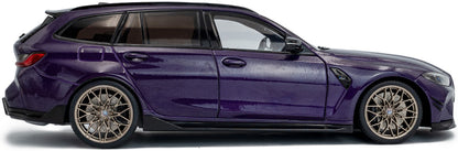 Available To Order – BMW M3 (G81) Touring w/Performance Parts Twilight Purple Pearl Metallic 2024 1:18 Solido Model (SOL 1813701)