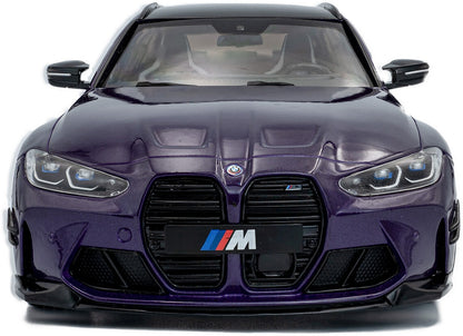 Available To Order – BMW M3 (G81) Touring w/Performance Parts Twilight Purple Pearl Metallic 2024 1:18 Solido Model (SOL 1813701)