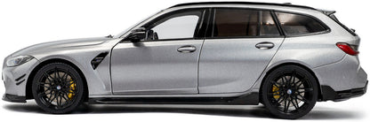 Available To Order – BMW M3 (G81) Touring w/Performance Parts Frozen Pure Grey Metallic 2024 1:18 Solido Model (SOL 1813702)