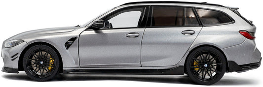 Available To Order – BMW M3 (G81) Touring w/Performance Parts Frozen Pure Grey Metallic 2024 1:18 Solido Model (SOL 1813702)