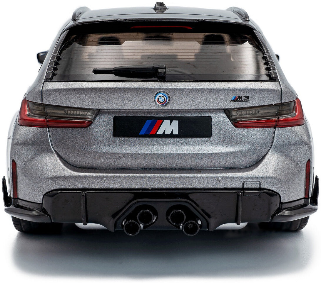 Available To Order – BMW M3 (G81) Touring w/Performance Parts Frozen Pure Grey Metallic 2024 1:18 Solido Model (SOL 1813702)