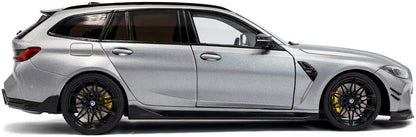 Available To Order – BMW M3 (G81) Touring w/Performance Parts Frozen Pure Grey Metallic 2024 1:18 Solido Model (SOL 1813702)