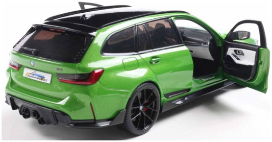 Available To Order – BMW M3 Touring w/Performance Parts Green Metallic 2024 1:18 (SOL 1813703)