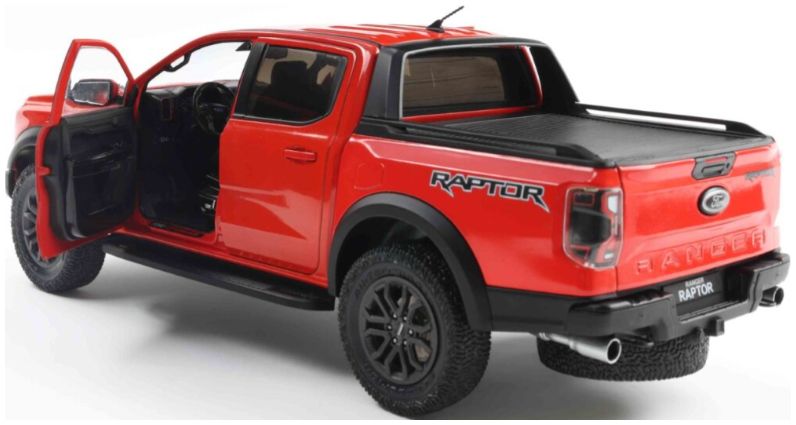 Available to Order – Ford Ranger Raptor Orange Raptor 2024 1:18 (SOL 1813901)