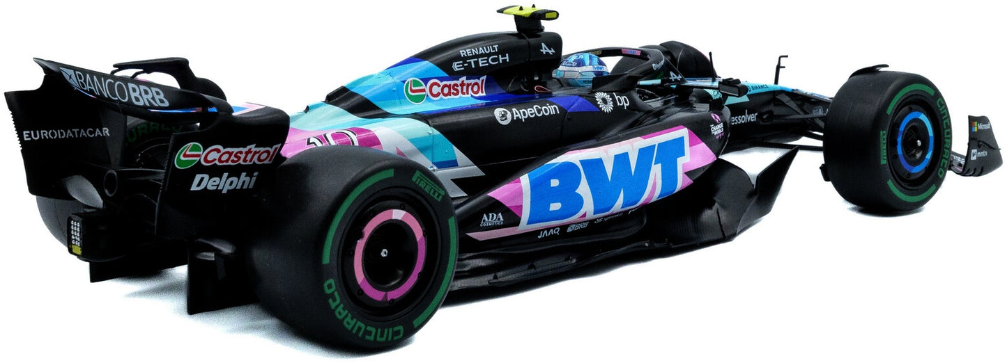 Available To Order – Alpine F1 Team A524 Blue P.Gasly Brazilian GP 2024 1:18 (SOL 1814003)