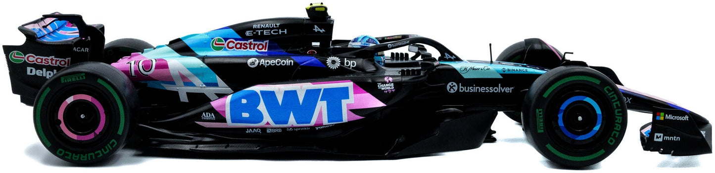 Available To Order – Alpine F1 Team A524 Blue P.Gasly Brazilian GP 2024 1:18 (SOL 1814003)