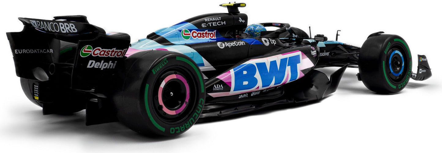 Available To Order – Alpine F1 Team A524 Blue E.Ocon Brazilian GP 2024 1:18 (SOL 1814004)