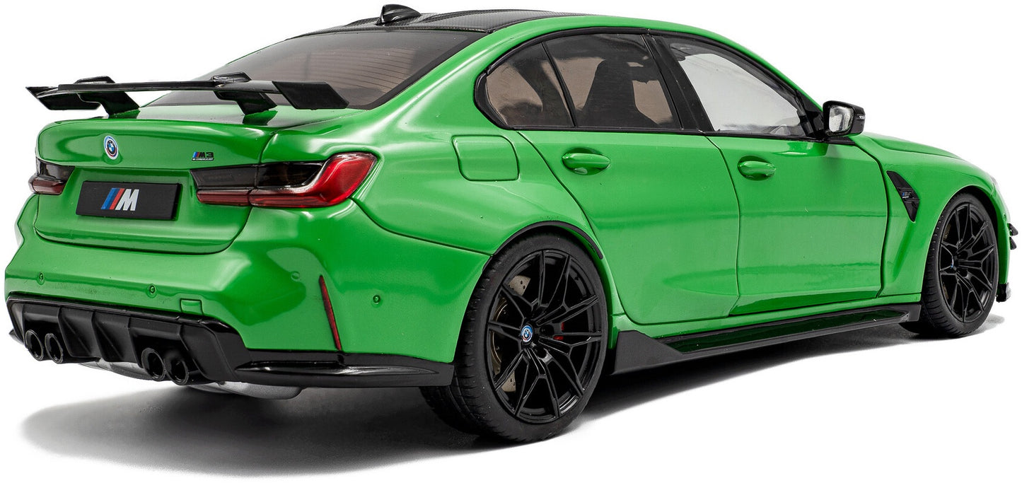 Available To Order – BMW M3 (G80) Performance Parts Signal Green Uni 2024 1:18 (SOL 1814302)
