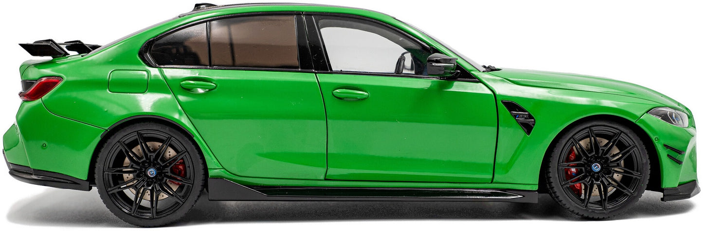Available To Order – BMW M3 (G80) Performance Parts Signal Green Uni 2024 1:18 (SOL 1814302)