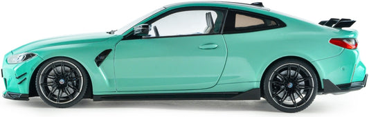 Available To Order – BMW M4 Peformance Parts Solido Works Turquoise 2025 1:18 (SOL 1814501)